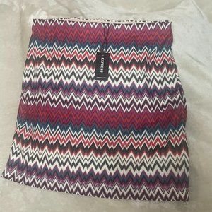 Express Geometric Mini Skirt - XS - NWT